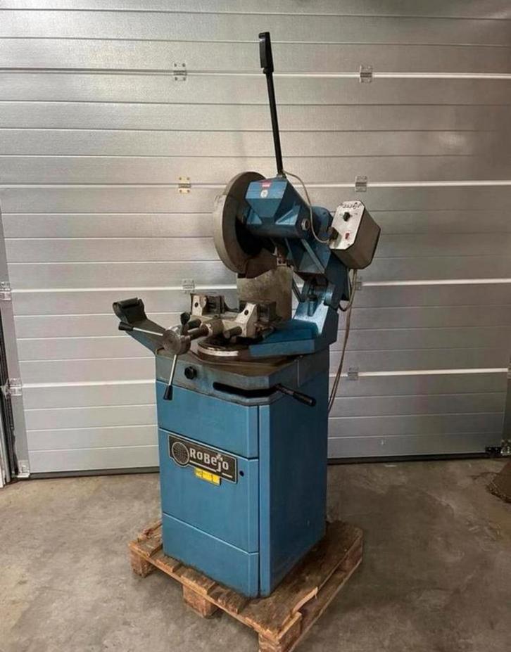 Robejo Afkortzaag - 350mm - 380V - Zeer Goede Staat, Doe-het-zelf en Bouw, Draaibanken, Zo goed als nieuw, Ophalen
