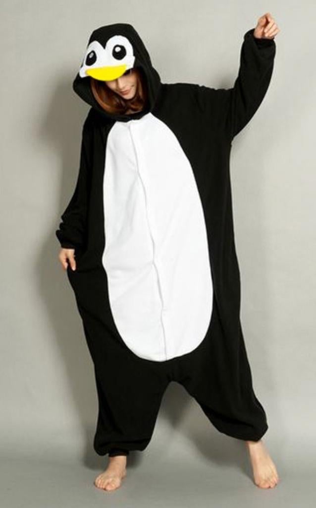 Carnaval Pinguïn pak maat 152-158, Ophalen, Zo goed als nieuw, 146 t/m 152