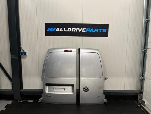 VW Caddy IV set achterdeuren links en rechts LA7W grijs, Auto-onderdelen, Carrosserie, Deur, Achter, Links, Gebruikt, Ophalen of Verzenden