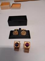 Oorringen kettingen /manchetknopen, Handtassen en Accessoires, Ophalen of Verzenden, Zo goed als nieuw, Goud, Goud