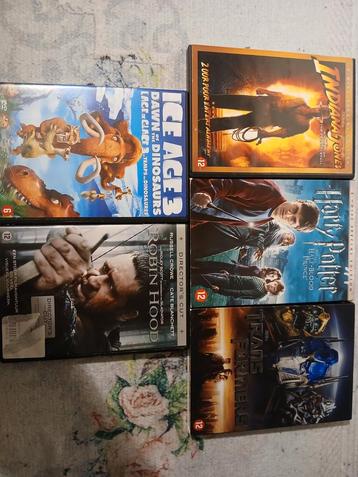 5 DvD's €2,50/DvD beschikbaar voor biedingen