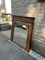 Groot houten spiegel, Antiek en Kunst, Ophalen, 100 tot 150 cm, Minder dan 100 cm