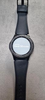 Galaxy watch Gear S3 (44mm) avec GPS+ accessoires, Bijoux, Sacs & Beauté, Android, Comme neuf, GPS, Noir