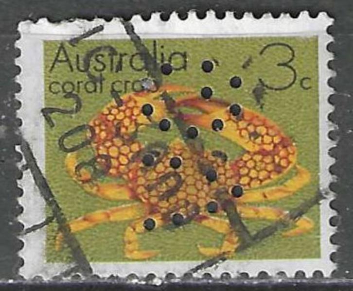 Australie 1973 - Yvert 501perf - Zeefauna en mineralen (ST), Postzegels en Munten, Postzegels | Oceanië, Gestempeld, Verzenden