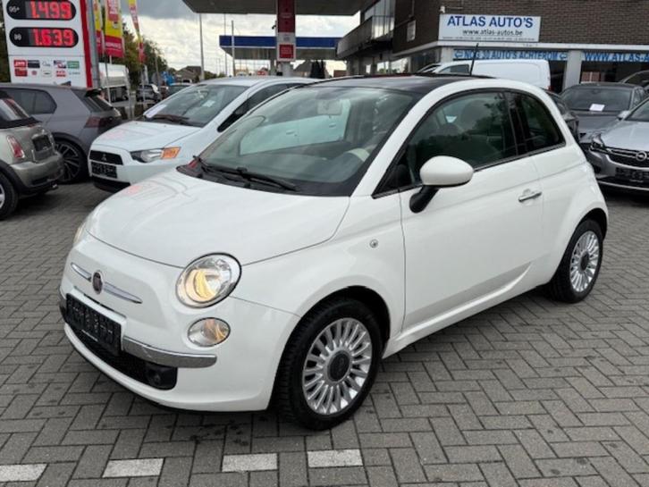 Fiat 500 1200 Benzine Airco Pano! Nieuwe Riem en Koppeling!, Auto's, Fiat, Bedrijf, Te koop, Airconditioning, Bluetooth, Boordcomputer