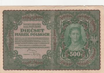 POLEN PIECSET 500 MAREK POLSKICH 1919 beschikbaar voor biedingen
