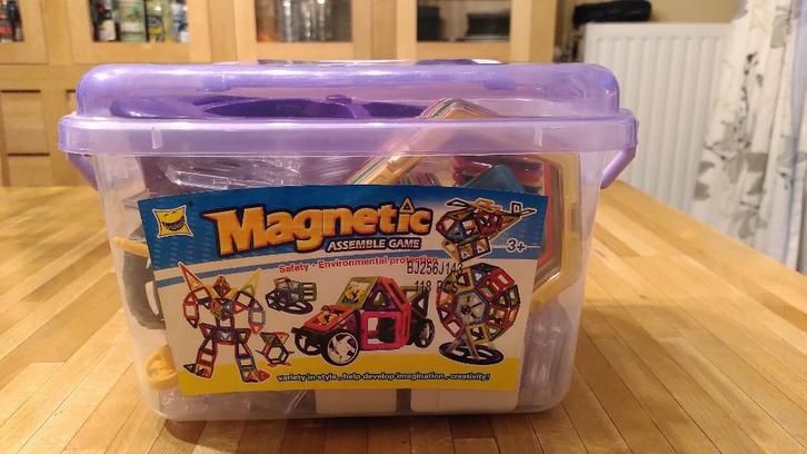 Magnetisch speelgoed, Kinderen en Baby's, Speelgoed | Bouwstenen, Gebruikt, Overige merken, Ophalen
