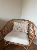 Rieten fauteuil, Huis en Inrichting, Ophalen, Zo goed als nieuw