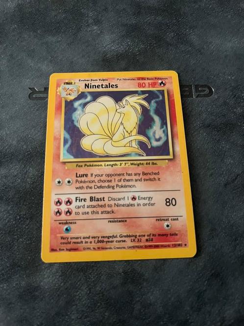 4th print ninetales, Hobby en Vrije tijd, Verzamelkaartspellen | Pokémon, Ophalen of Verzenden
