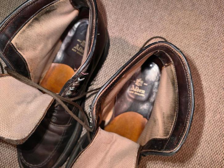 Indy boots, schoenen van het merk Alden, gemaakt in de USA., Kleding | Heren, Schoenen, Gedragen, Boots, Bruin, Ophalen of Verzenden
