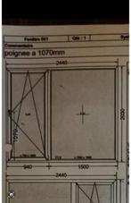 Châssis complet Porte fenêtre, Verre de sécurité, Autres types, Enlèvement, Neuf