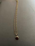 14 karaat Nıeuwe kettıng met hanger, Handtassen en Accessoires, Kettingen, Ophalen of Verzenden, Zo goed als nieuw, Goud, Met hanger