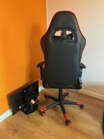 Gamestoel in zeer goede staat, Huis en Inrichting, Bureaustoelen, Ophalen, Zwart, Zo goed als nieuw, Gaming bureaustoel