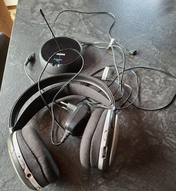 Philips casque Hi-fi SHCS100/10 noir wireless FM beschikbaar voor biedingen