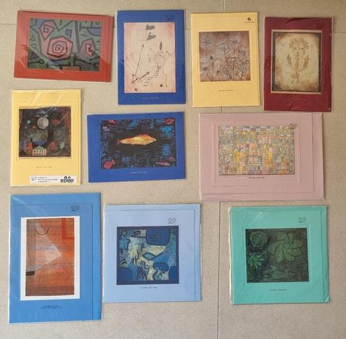 10 kunst wenskaarten Paul Klee, Diversen, Wenskaarten, Nieuw, Ophalen of Verzenden