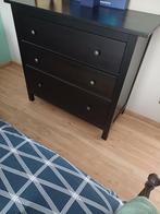 Zwarte Commode, Huis en Inrichting, Ophalen, Gebruikt, 100 tot 150 cm, 25 tot 50 cm