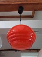 Vintage Peill & Putzler opaline lamp orange 60s., Huis en Inrichting, Ophalen of Verzenden, Zo goed als nieuw, Glas