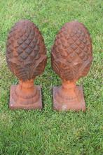 Gietijzeren dennenappels (gietijzeren pilasterkoppen), Ophalen of Verzenden, Nieuw