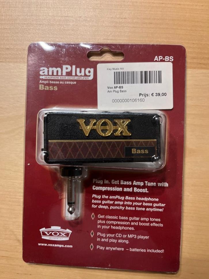 VOX amPlug Bass – hoofdtelefoonversterker, Musique & Instruments, Instruments | Accessoires, Neuf, Guitare basse électrique, Enlèvement ou Envoi