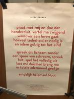 posters gedichten, Ophalen of Verzenden