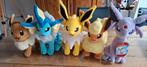 Set Pokémon Eevee + Evolutions knuffels 25 cm h, Ophalen of Verzenden, Zo goed als nieuw