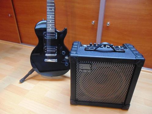 Epiphone Les Paul Special II  + versterker Roland Cube 30, Muziek en Instrumenten, Snaarinstrumenten | Gitaren | Bas, Zo goed als nieuw