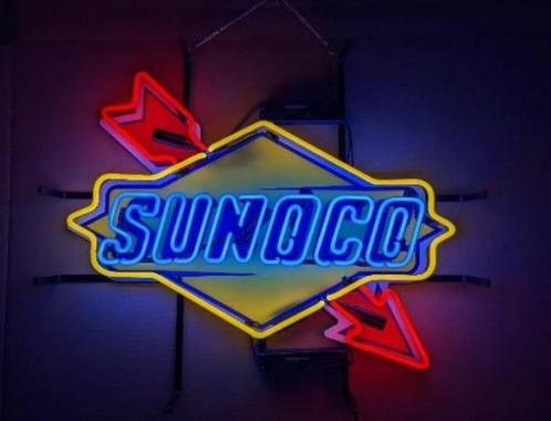 Sunoco neon en veel andere USA garage olie benzine neons, Verzamelen, Merken en Reclamevoorwerpen, Nieuw, Lichtbak of (neon) lamp