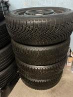 Banden met velgen/winterbanden 205/55/16 Goodyear M+S, Ophalen, Zo goed als nieuw