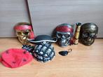 Verkleden masker hoed piraat., Kinderen en Baby's, Ophalen of Verzenden, Zo goed als nieuw