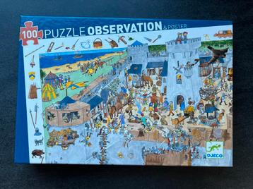 Djeco observatiepuzzel 100 stukken beschikbaar voor biedingen
