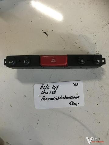 Alfa 147 2002 Alarmlichtschakelaar beschikbaar voor biedingen