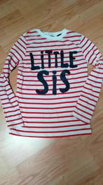 shirt / longsleeve Little Sis H & M tailles 122 - 128, Comme neuf, Fille, Chemise ou À manches longues, Enlèvement ou Envoi