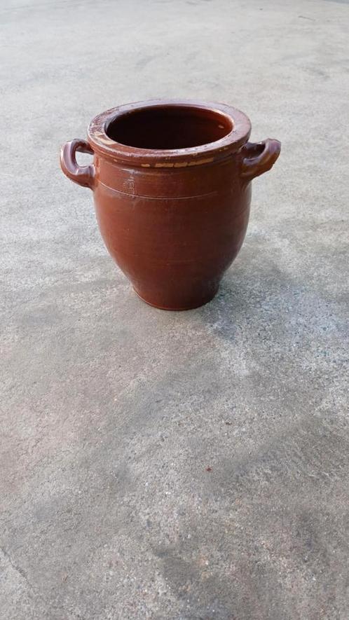 Vintage boterkruik, Tuin en Terras, Bloempotten, Gebruikt, Binnen, Ophalen