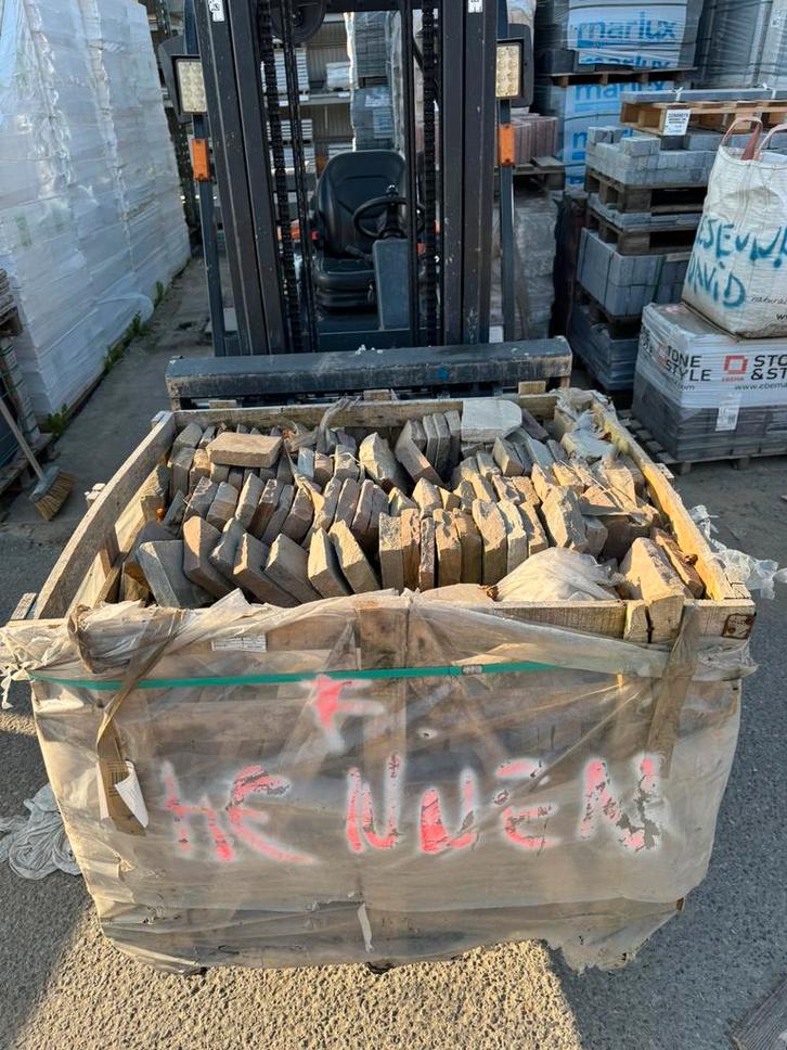 Déstockage – Pavés en grès Kandla multicolores neufs, Tuin en Terras, Grind, Keien en Split, Zandsteen, Ophalen