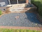 Grijsblauw gekapte siergrind., Tuin en Terras, Ophalen, Zo goed als nieuw