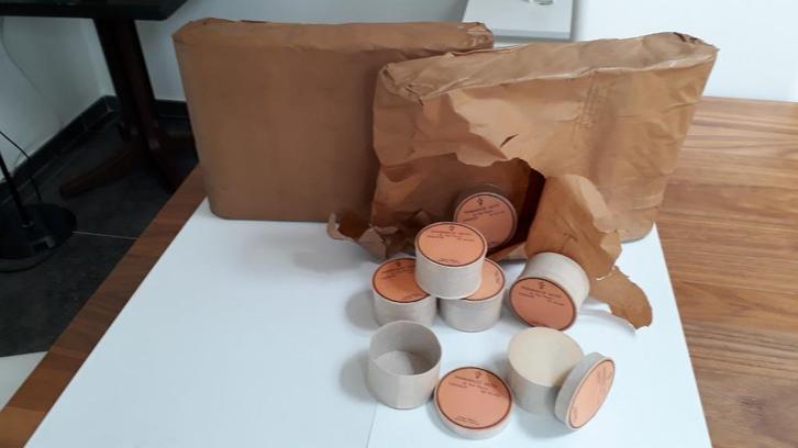 Oude kartonnen doosjes voor apotheken (2 euros per stuk), Antiek en Kunst, Curiosa en Brocante, Ophalen of Verzenden