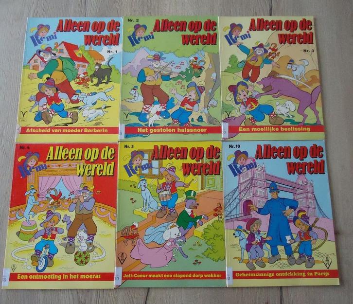 6 Strips van "REMI" Allen op de Wereld in Prima Staat!, Boeken, Stripverhalen, Zo goed als nieuw, Meerdere stripboeken, Ophalen of Verzenden