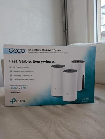 TP-Link Deco M4 - Multiroom Wifi - 3-pack, Enlèvement, Neuf, TP-Link