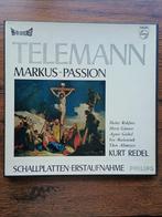 Telemann - Markus-Passion (Redel) (2LP box), CD & DVD, Vinyles | Classique, 12 pouces, Enlèvement ou Envoi