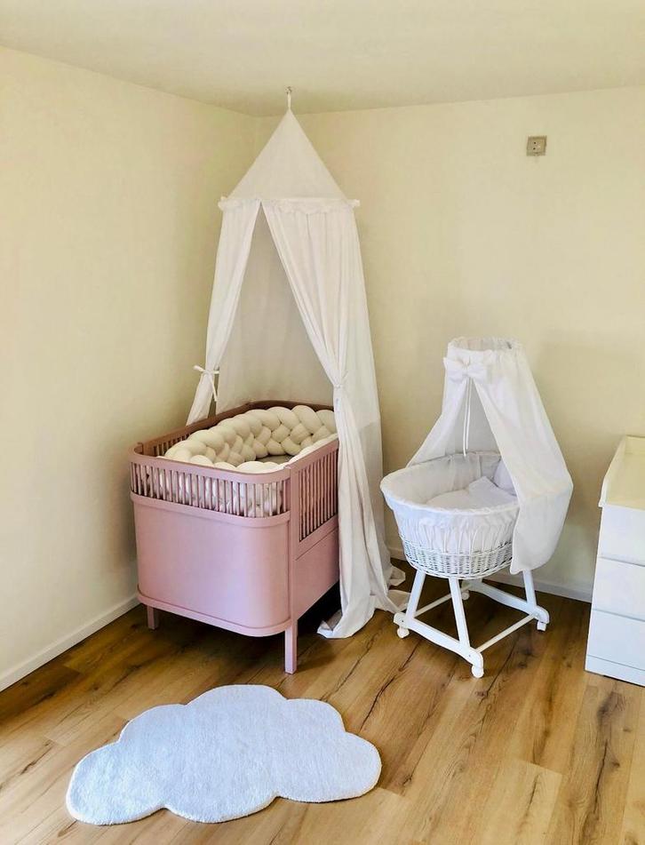 SEBRA baby meegroeibed (roze), Kinderen en Baby's, Kinderkamer | Complete kinderkamers, Zo goed als nieuw, Ophalen