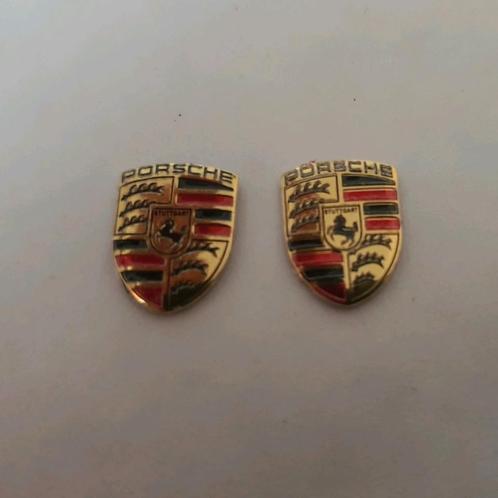 Porsche sleutel logos > +- 12 mm x 9 mm, Auto diversen, Auto-accessoires, Nieuw, Ophalen of Verzenden