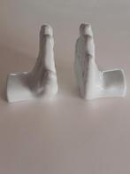 Paar vintage boekensteunen handen, Antiek en Kunst, Ophalen of Verzenden