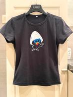 Zwart Calimero t-shirt (M)., Zwart, Zo goed als nieuw, Korte mouw, Ophalen
