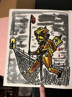 Fred bervoets - zelfportret 1991, Antiek en Kunst, Ophalen of Verzenden