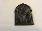 Metalen basrelief heilige communie, Verzamelen, Ophalen, Zo goed als nieuw