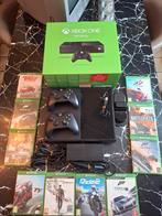 Xbox One-console in doos + 10 games + 2 controllers enz..., Games en Spelcomputers, Avontuur en Actie, 2 spelers, Ophalen of Verzenden