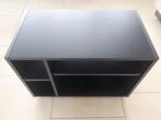 zwart TV meubel op wielen, Minder dan 100 cm, 25 tot 50 cm, 100 tot 150 cm, Modern