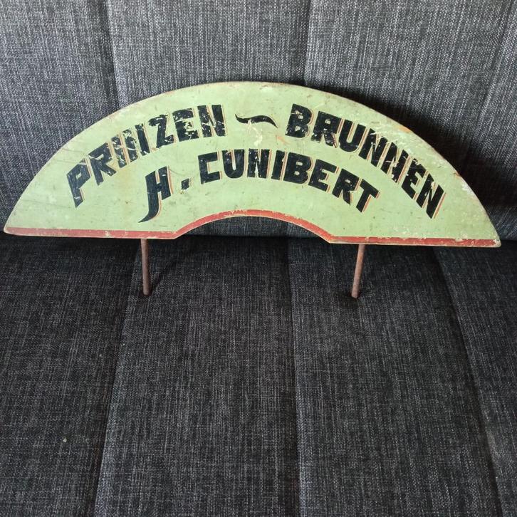 PUBLICITER PRINZEN BRUNNEN, Collections, Marques & Objets publicitaires, Utilisé, Panneau publicitaire, Enlèvement ou Envoi