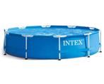 Zwembad Intex met toebehoren, Tuin en Terras, Zwembaden, Ophalen, Gebruikt, Rond, Opzetzwembad