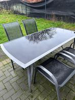 Tuintafel, Tuin en Terras, Tuinsets en Loungesets, Ophalen, 4 zitplaatsen, Gebruikt, Eettafel